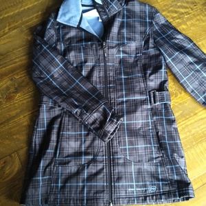 Fleece lined rain coat
